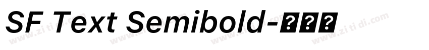 SF Text Semibold字体转换 SF Text Semibold字体转换